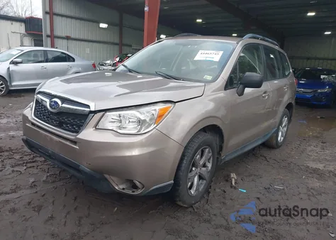 2016 Subaru Forester 2.5I z USA, uszkodzony, nr VIN JF2SJABC5GH483985
